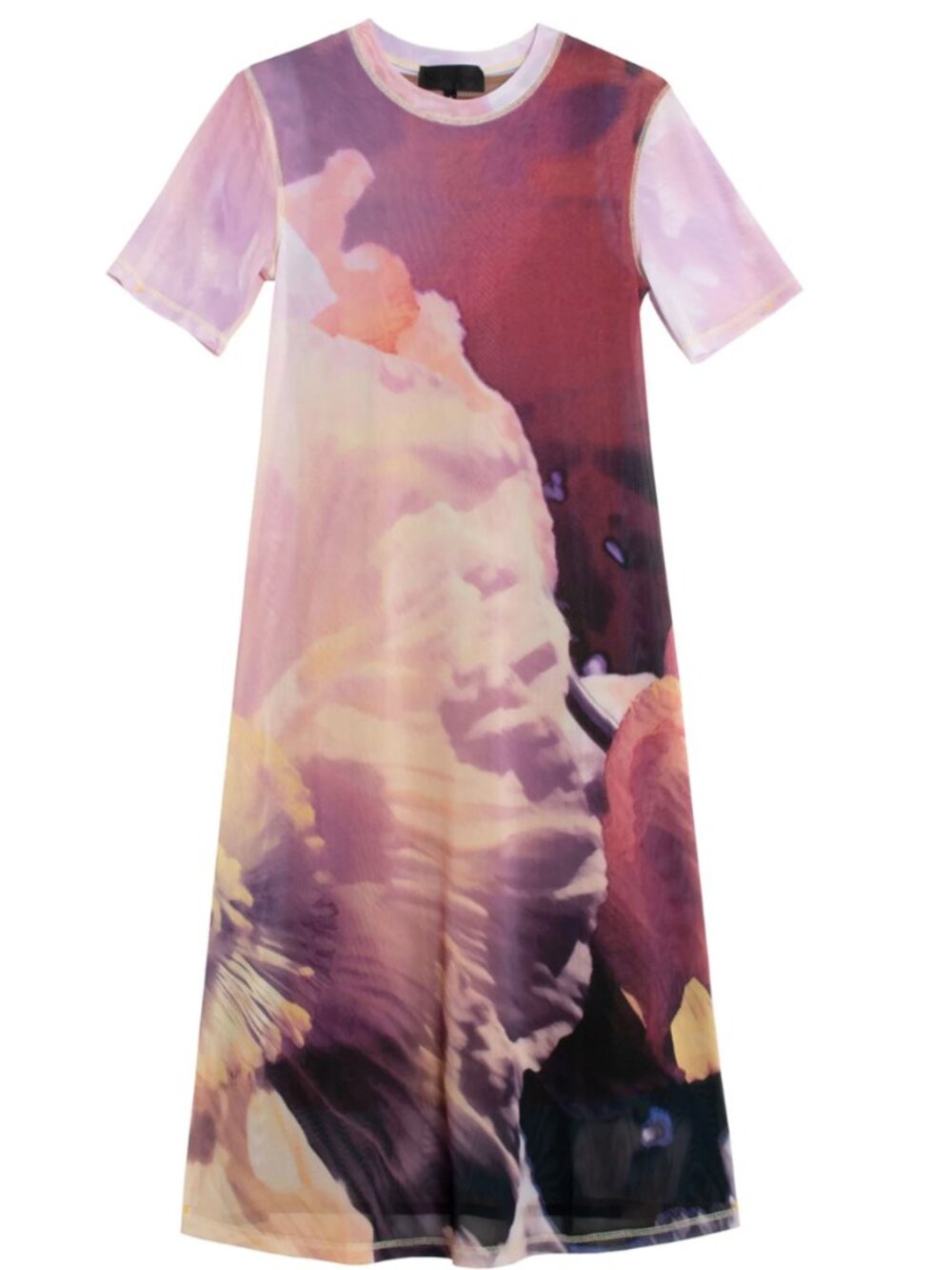 No. 6 Designer Printed Abstract Ella Midi Dress Sz L - Picture 2 of 15